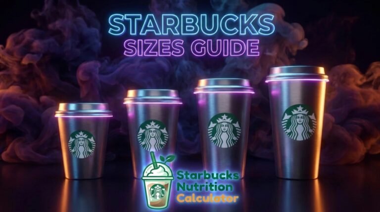 Starbucks Size Chart 2026: All 6 Sizes in Oz, Ml, Shots and Calories