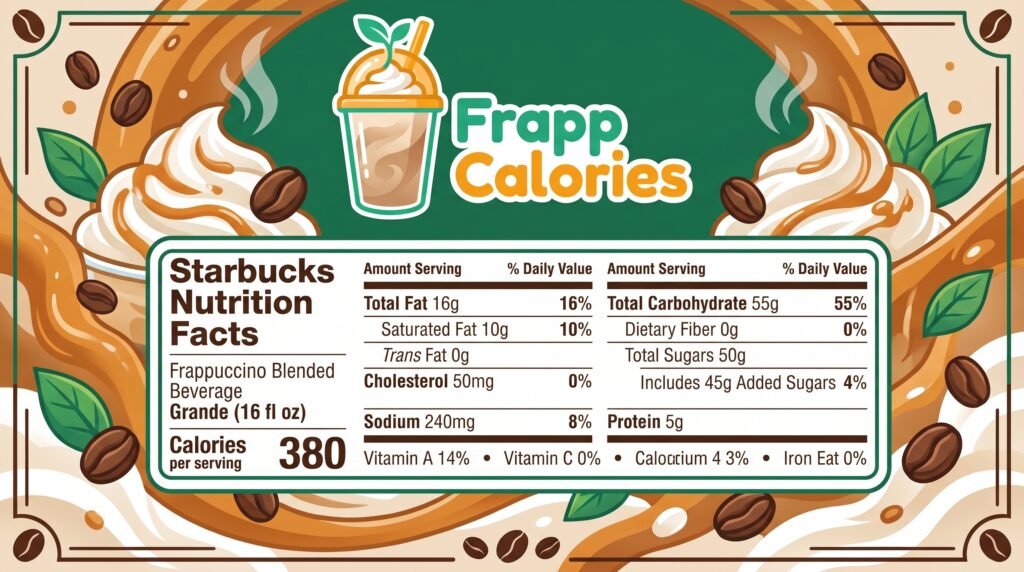 starbucks nutrition label