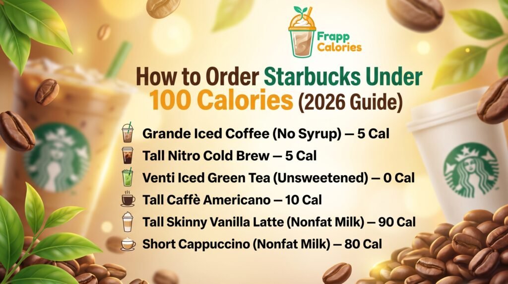 starbucks under 100 calories